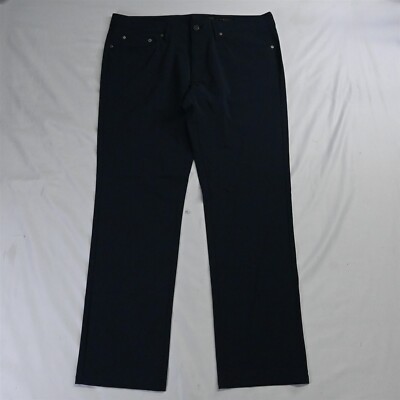 J. Hilburn 36 x 30 Navy Blue Bespoke 5 Pocket Performance Dress Pants
