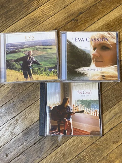 Eva Cassidy - Imagine, Somewhere & Eva by Heart Smooth Jazz CDs - (Lot of 3)