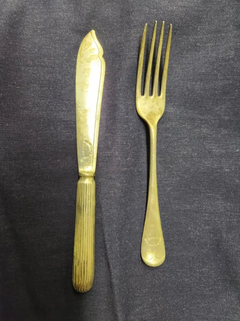 Newfoundland Railway 1940s cutlery ** fork and knife