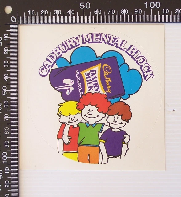 VINTAGE CADBURY DAIRY Milk Chocolate Block Souvenir Milk Bar Promo