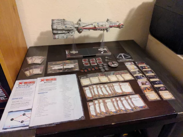 Star Wars X-Wing Miniatures Game Tantive IV CR90 Fantasy Flight 1st Edition