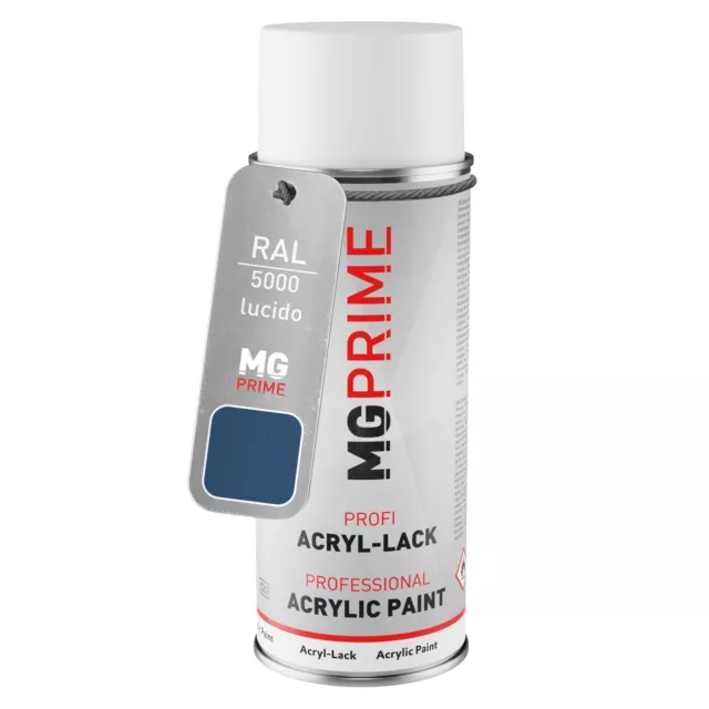 RAL 5000 Blu violaceo Bomboletta spray 400 ml lucido asciugatura rapida