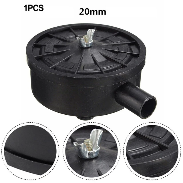 Filtre silencieux d'admission masculine 20 mm boîtier en plastique durable réd