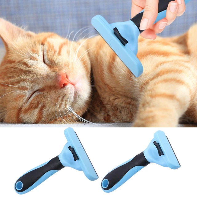 Dogs Cats Shedding Grooming Brush Tool for Dog & Cat Hairs Pet Fur Remover Comb