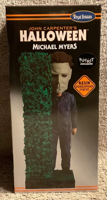 Halloween Michael Myers Hedges Royal Bobbles Bobblehead Statue Spirit Exclusive