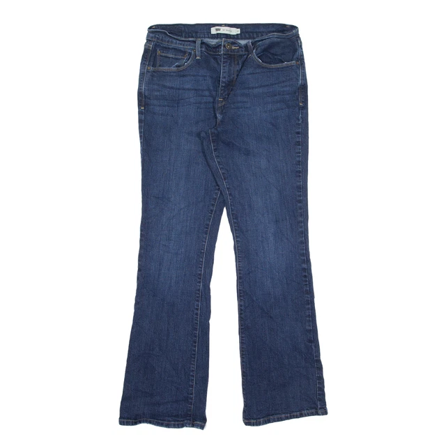 Jeans LEVI'S 515 blu denim regolari da donna bootcut W30 L30