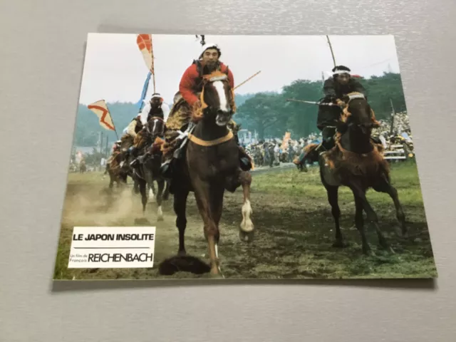 Lobby Card Le Japon Insolite Reichenbach Course De Chevaux Horse Race Photo Lb8