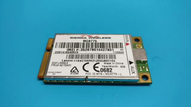 ✔️ Lenovo Thinkpad X300 Sierra Wireless MC8775 42T0931 Card