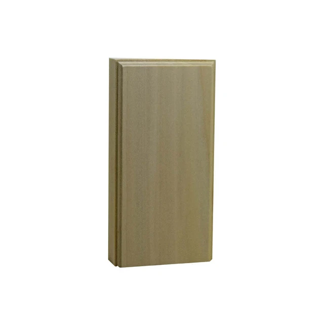 Plinth Block 1" x 3" Hardwood Base & Casing Block 6" Tall EWAP36