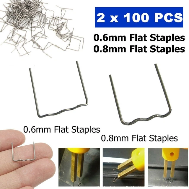 Staffe piatte di alta qualità 8 mm 6/0 200 pezzi staffe per quaderno