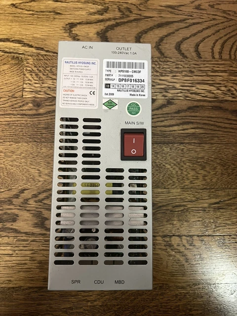 Nautilus Hyosung ATM Machine 7111000005 Power Supply 1800 5000 Halo 2 Force 2700