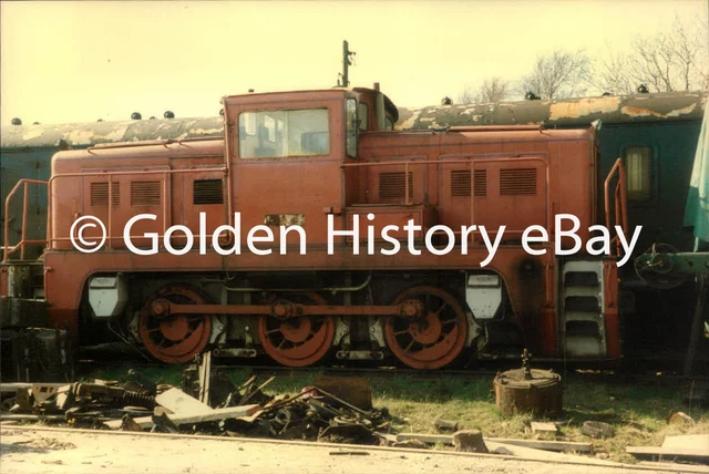 VINTAGE LOCOMOTIVE TRAIN Diesel Steam Old 1990'S Real Photo Photograph ...
