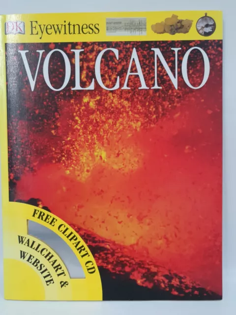 2 DK Eyewitness Books, VOLCANOES (with CD) and ANCIENT GREECE, Paperback, 2008 2