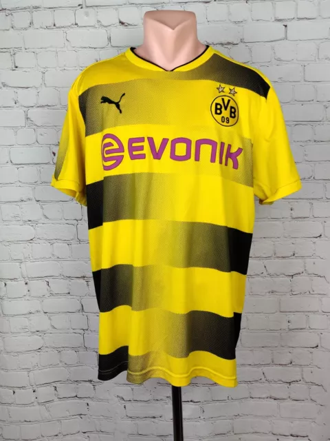 Football shirt soccer FC Borussia Dortmund BVB Home 2017/2018 Puma jersey Men XL