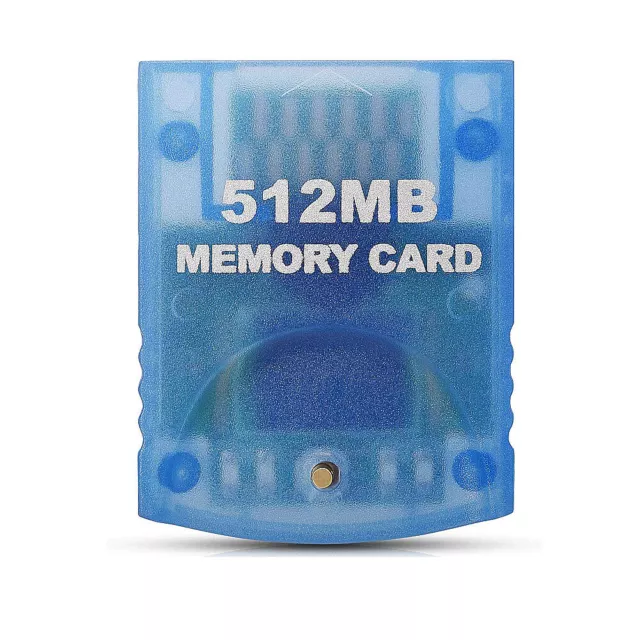 Practical 512M Memory Card for Nintendo Wii Gamecube GC Console Blue