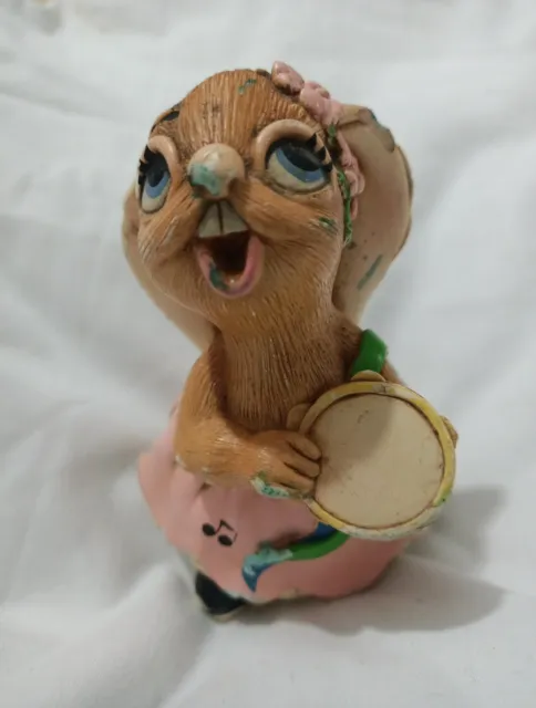 Vintage PENDELFIN Rabbit ROSA Pink Collectable Figurine