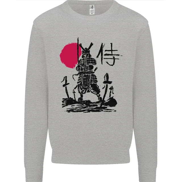 Felpa Maglione Samurai Battle MMA Kenjutsu Kendo Iaido da uomo