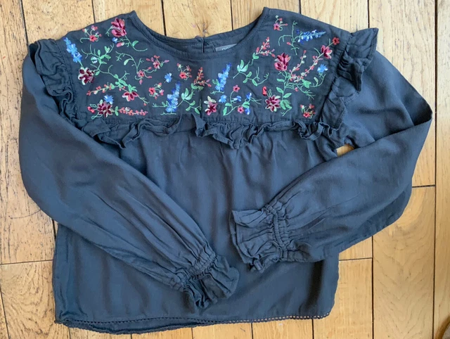 NEXT CLOTHING BUNDLE GIRLS Top Embroidered Shirt Summer Uk Age 10 Size Leggings 2