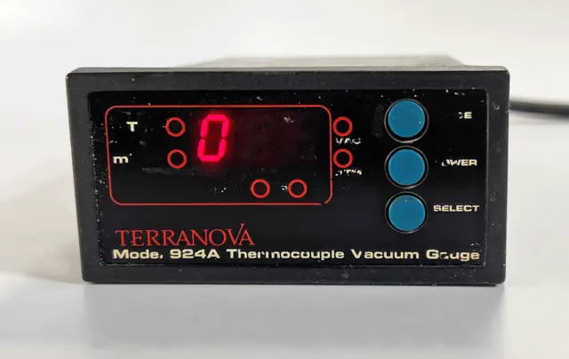 Terranova Model 924 924A Thermocouple Vacuum Gauge