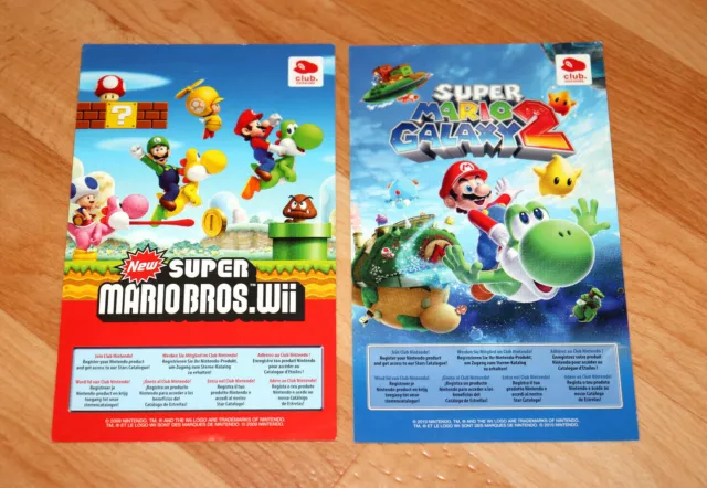 Super Smash Bros. Brawl Wii Club Nintendo VIP Promo Flyer AD Point Card