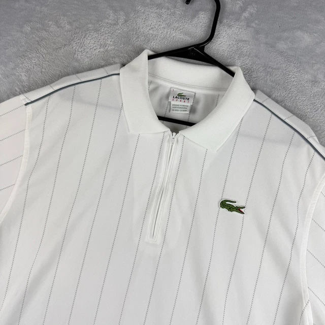 【LACOSTE】 ZIP-UP POLO SHIRT, RODDICK Lacoste Andy Roddick Very Rare 1/4 Zip Up Tennis Golf Polo