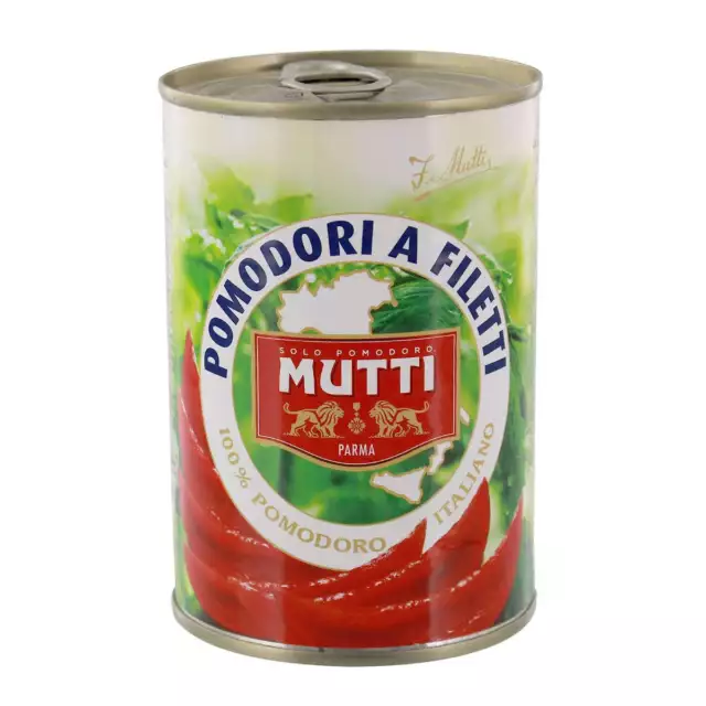 Mutti Parma Filetti di Pomodoro Quarto Pomodoro Sbucciato 400g