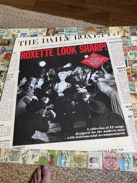 Roxette Look Sharp - UK Vinyl LP + Inner 1st Pressing EMC3557 Excellent Cond.