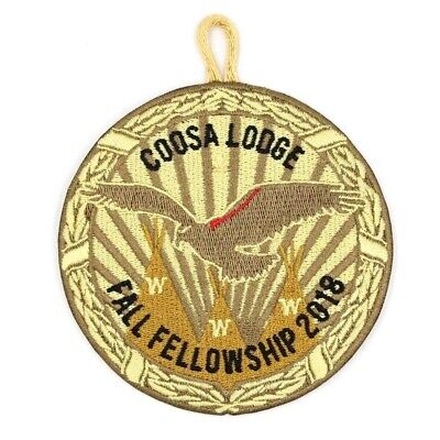 2018 Fall Fellowship Coosa Lodge 50 Patch Greater Alabama Council Scouts BSA OA