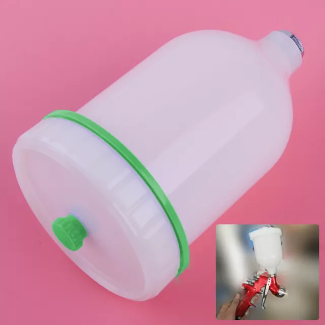 Car 600ML Plastic Spray Paint Cup Pot Mover Threaded Connector for SATA JET