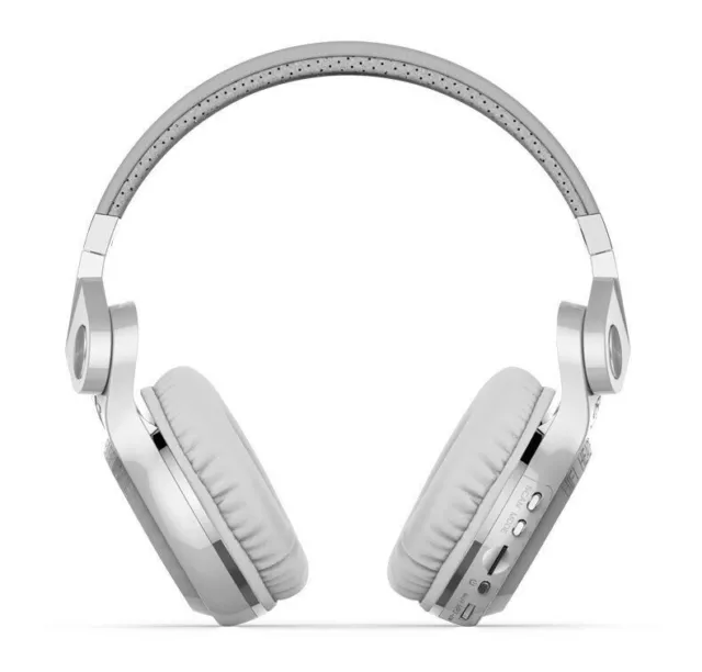 Bluedio T2 Plus Bluetooth Headphones Foldable Over Ear Headset, SD card slot/FM 2