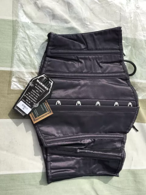 Living Dead Souls corsetto grigio taglia XL