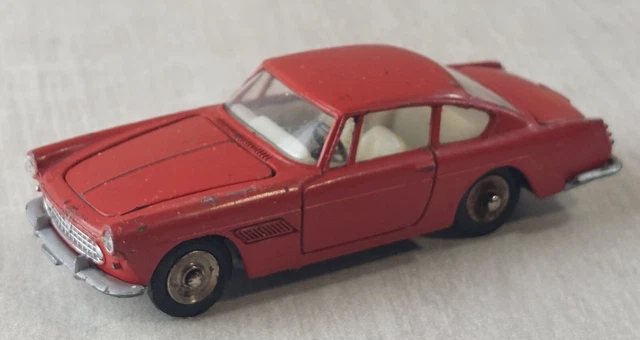 Ancienne Voiture Miniature Dinky Toys Ferrari - Métal - Année 1940 - Collection (manque Un Pneu)
