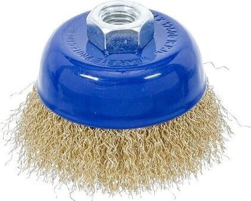 Cepillo Metálico Redonda Corte Hilos Acero Laitonné ° 75 MM M14 X 2,0MM para