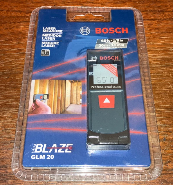 Bosch Pro GLM 20 Laser Distance Meter Digital Measure, 65 Ft. Range - Brand New!