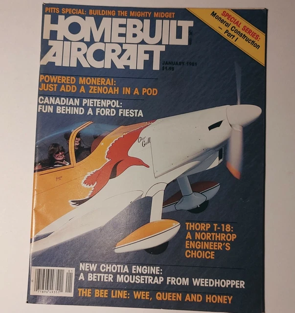 HOMEBUILT AIRCRAFT MAGAZINE Issue January 1981 Vol 7 Number 1 £9.79