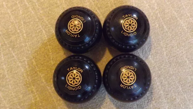 Thomas Taylor Lignoid Size 3 Lawn Bowls Plus Carrier