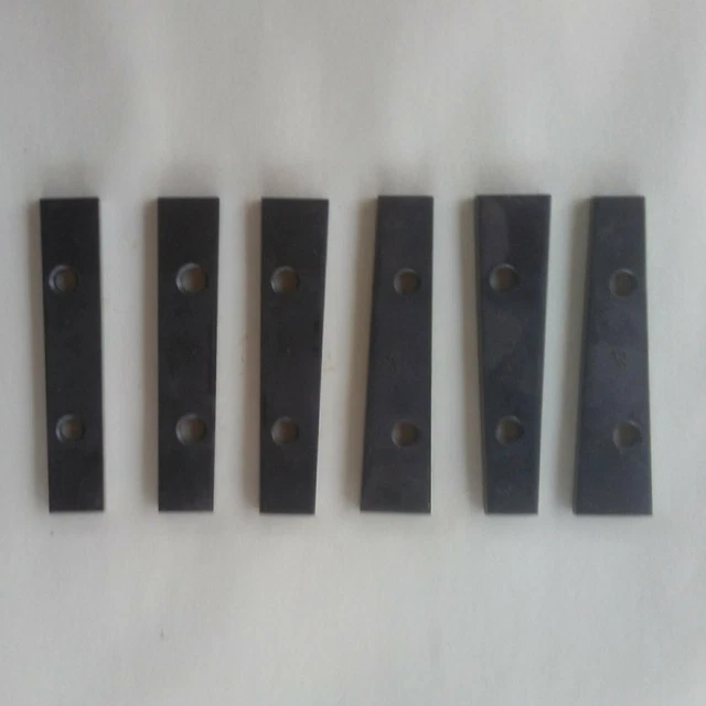 6 PCS 1/2 - 5° THIN ANGLE BLOCK Vise Precision Gage Set 1/2 1 2 3 4 5 Degree