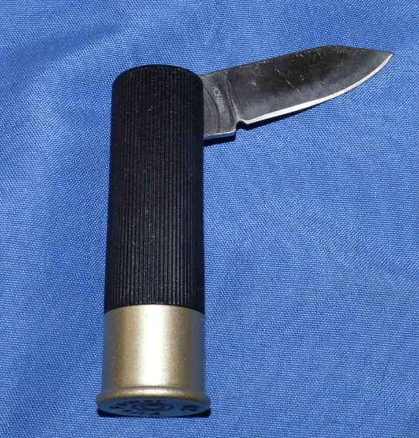 Novelty Shotgun Shell Pocket Knife Black