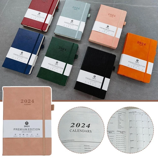 2024 CALENDAR 365 Day Daily Plan Notebook B6 L7 V5L4 £9.74 PicClick UK