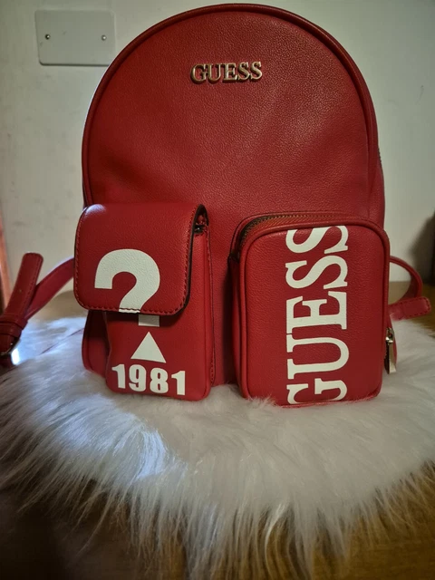 Zainetto rosso guess new arrivals