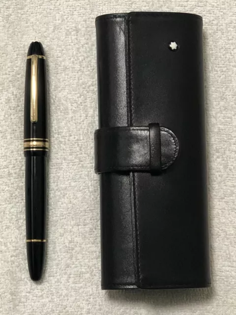 Montblanc - Meisterstück - Stylo Plume Or 18 K Avec Etui