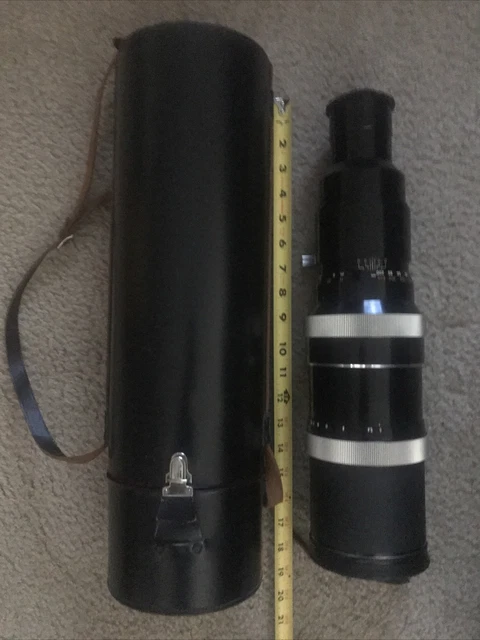 Vintage Carl Zeiss Telomar 400mm. f: 5.0 Lens Zeiss Icarex mount