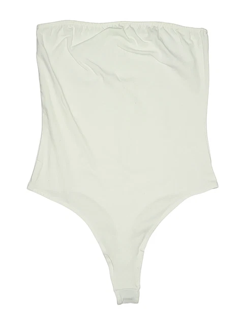 American Apparel Women White Bodysuit M