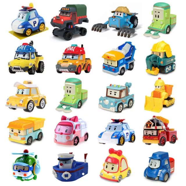 25pcs Robocar Poli Mini Model Toy Car Diecast Vehicle Kid Boy Collect Gift