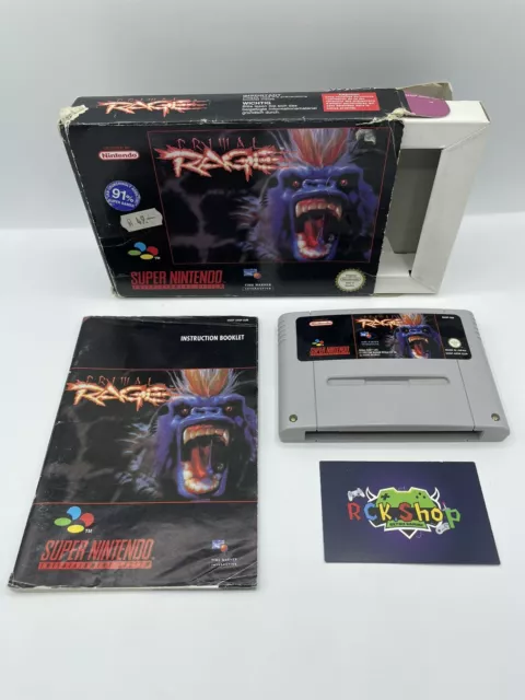 Nintendo - SNES - Spiel - Primal Rage - OVP - gebraucht - EUR