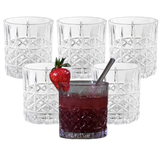 Whiskygläser Set Wasserglas Trinkgläser 300ml Gläserset Whiskeyglas Glas B-Ware