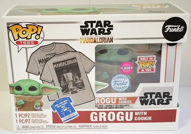 Funko Boxed Pop!Tees: Star Wars: The Mandalorian - Grogu On Ship T-Shirt (M)