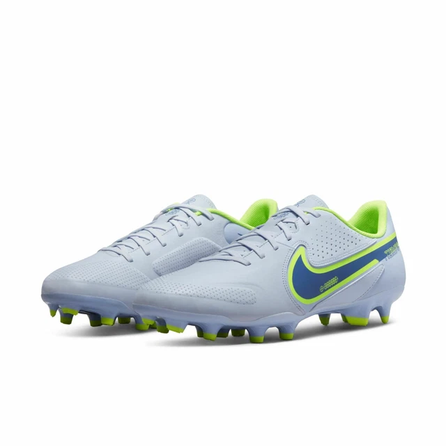 Nike Legend 9 Academy FG/MG Fußballschuhe Schuhe Sport Weiß/Gelb/Blau DA1174-054
