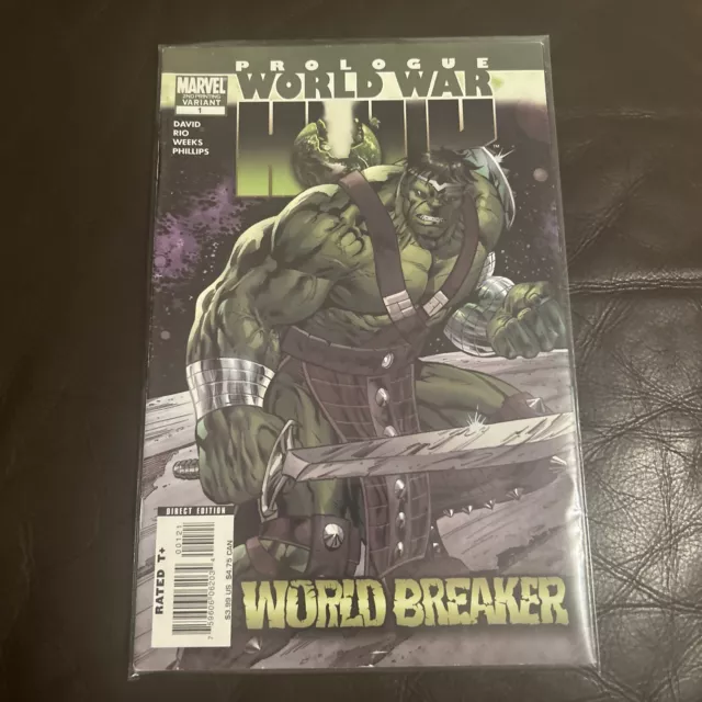 Marvel Comics Prologue World War Hulk Issue #1 2nd printing Variant