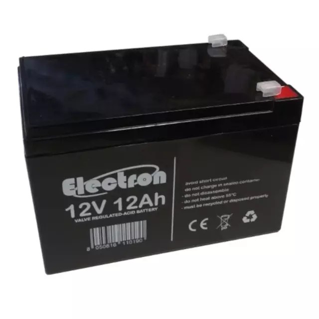 Batterie au plomb rechargeable 12V 12Ah ups les alarmes antivol 12 ampere AGM